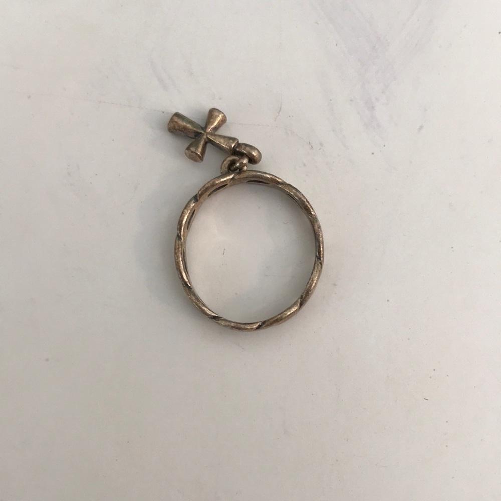 James Avery cross ring size 6